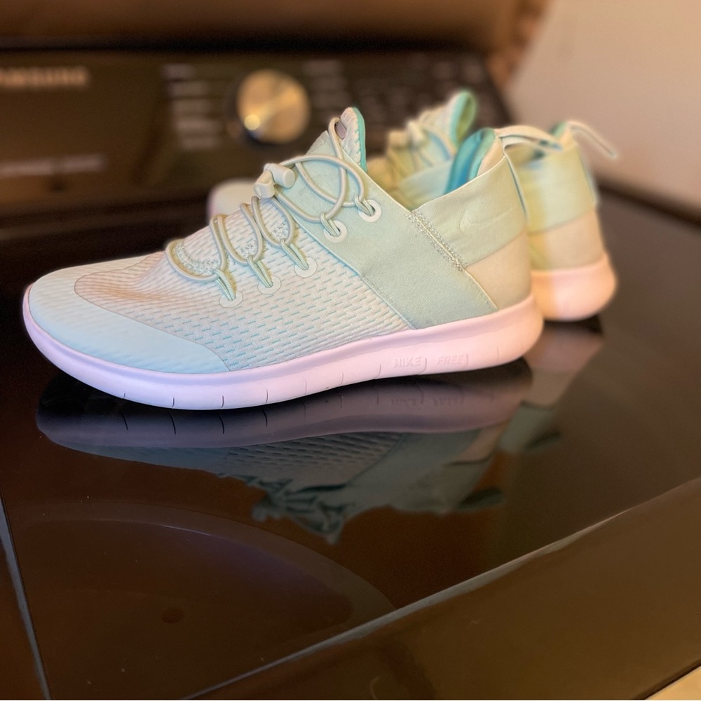 Light blue slip on women’s Nikes